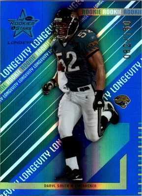 2004 Leaf Rookies and Stars Longevity Sapphire #142 Daryl Smith /150 - NM-MT - Image 1 of 2