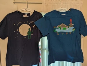 Hanna Andersson Tees 100 Size 4 Boys Set of 2 - Picture 1 of 3
