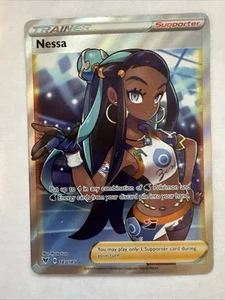 Pokemon Nessa 183/185 Full Art Ultra Rare Vivid Voltage Sword & Shield Jd - Picture 1 of 10