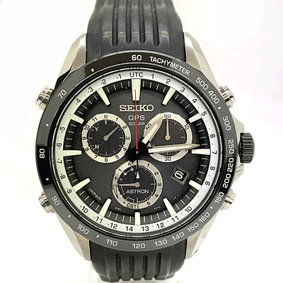 Reloj Pulsera Solar SEIKO ASTRON SBXB015 Hombre Acero Inoxidable Cerámica Goma GPS Foto 1 de 4