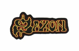 Saxon Embroidered Sew-on Patch | English British Heavy Metal Music Band Logo - Picture 1 of 1