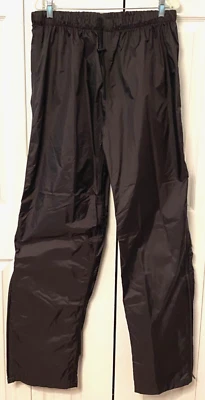 NUEVO CON ETIQUETAS PANTALONES REI Para hombres XLT Switchback GORETEX Impermeables Negros Rip Stop Outdoorsman Foto 1 de 4