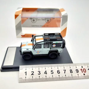 Lan~over Defender 110 Gulf Diecast Juguetes Coche Modelo Colección Regalos 1/64 Maestro - Imagen 1 de 10