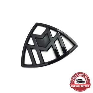 Genuine Rear Trunk Maybach OEM Logo Emblem Black Fits Mercedes S Class S560 S580 - Foto 1 di 5
