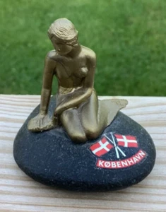 Kobenhavn Copenhague Dinamarca Sirena en Roca 2" de Alto - Recuerdo - s5a - Imagen 1 de 4