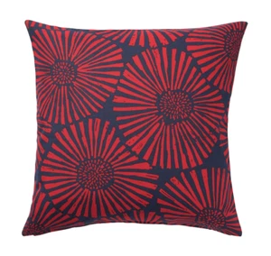IKEA STJARNTULPAN 2 x Cushions covers (only), dark blue/red 50x50 cm - Picture 1 of 3