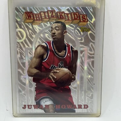1995-96 Topps Juwan Howard Whiz Kids #WK3 Washington Bullets Michigan Sku03 - Image 1 of 2