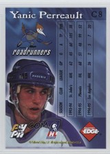 1995-96 Collector's Edge Ice Crucible Blank Front Yanic Perreault #C8
