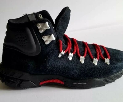 NIKE ACG ZOOM MERIWETHER Negro/Rojo Gamuza Cremallera Botas Hombres Zapatos DEADSTOCK 2012 Foto 1 de 4
