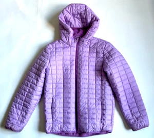 Cat & Jack Mädchen XL lila Fleece gefüttert Hoodie Full Zip Puffer Jacke Schule - Bild 1 von 11