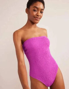 Boden Milos gesmokter Bandeau Badeanzug - Bild 1 von 6