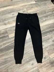 IZZUE Black Joggers Sweats Men’s Medium Size 3 Heroes Logo New Condition - Picture 1 of 15