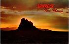 Postcard Shiprock New Mexico at Sunset Ship Rock