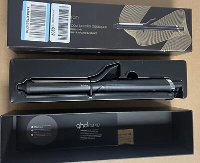 ghd Classic Curl Hair Professional Curling Iron | CLT262 Black 1 Inch | Open Box - Image 1 of 4
