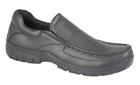 Mens Slip On Shoes Faux Leather Casual Smart Walking Work Office Shoes Size New