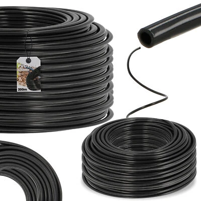 Tropfschlauch PVC 3/5mm 200m Bewässerungssystem Tröpfchenbewässerung für Garten - Bild 1 von 4