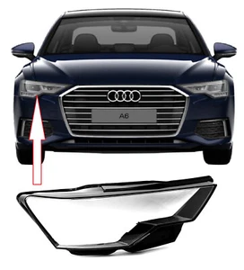 RIGHT HEADLIGHT LAMP GLASS LENS COVER LAMPSHADE FOR AUDI A6 C8 2018-2020 - Picture 1 of 3