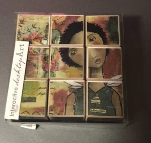 Nuevos cubos de arte interactivos de escritorio colección Kelly Rae Roberts, 2010, DEMDACO - Imagen 1 de 4