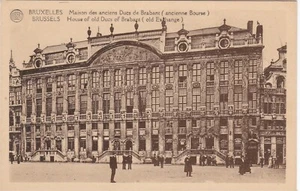 Postcard Brussels House of Old Ducs of Brabant Old Exchange Unposted - Picture 1 of 2