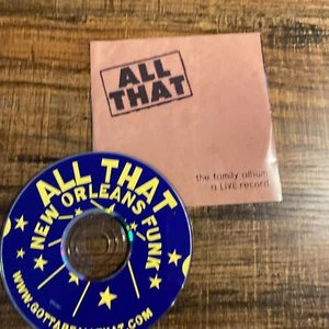 ALL THAT The Family Album A Live Record Rare US CD 2001 *NO CASE* - Picture 1 of 1