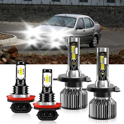 For Ford Fiesta Ikon 2011-2015 LED Headlight Bulb High Low Beam + Fog Light - Image 1 of 4