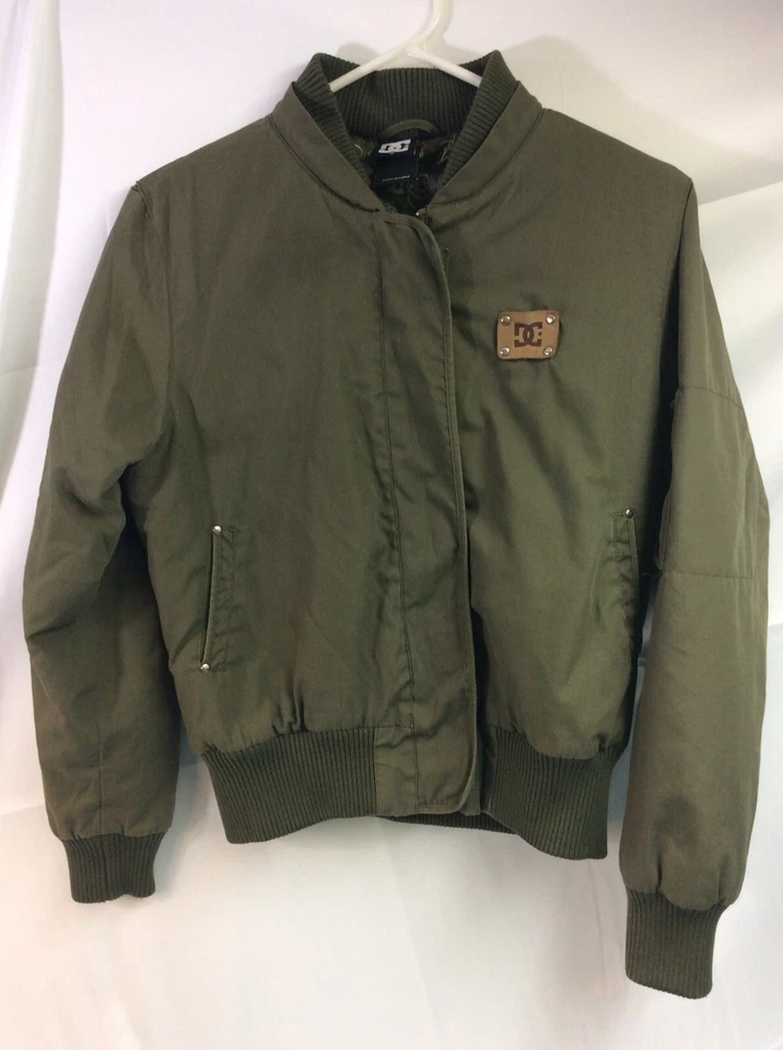 DC Shoes Co. Chaqueta de niño verde militar falta capucha  Foto 1 de 4