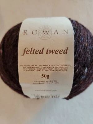 Rowan Felted Tweed Yarn  50% Merino/25% Alpaca/25% Viscose 50g 191 Yards   SH145 - Image 1 of 4