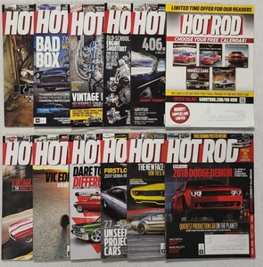 Hot Rod Magazine 2018 Full Year Lot Set Of 12 Issues Very Good+ Condition - Bild 1 von 17