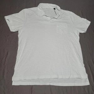 Todd Snyder Shirt Mens XL White Polo Short Sleeve Pocket Made USA 100% Cotton - Picture 1 of 12