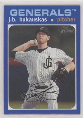 2020 Topps Heritage Minor League Edition Blue /99 JB Bukauskas #82 - Image 1 of 2