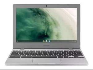 New Samsung Chromebook 4 11.6" Intel Celeron 4GB RAM 32 GB eMMC Laptop - Silver - Picture 1 of 2