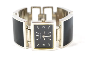Fossil F2 Watch Women's Quartz Black Enamel Panel Wristwatch Fossil ES-1619 - Picture 1 of 12