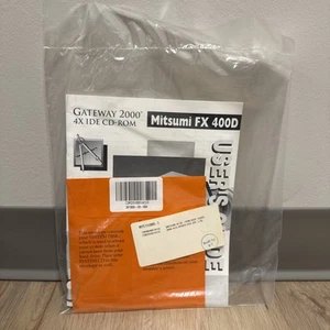 Gateway 2000 4x IDE CD-ROM - System Disk And User Guide ONLY New Sealed - Picture 1 of 3