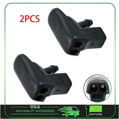 2Pcs Windshield Wiper Washer Nozzle Spray Jet For 2010-2013 Ford Transit Connect - Image 1 of 4