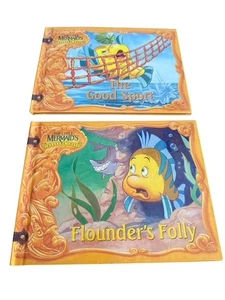 Disney The Little Mermaid Treasure Chest Founder Folly & The Good Sport Books - Imagen 1 de 11