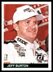 2017 Donruss Green Foil #171 Jeff Burton 84 /199