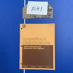 Caterpillar 3208 Industrial Generator Set Engines Operation Manual SEBU5967 NOS - Picture 1 of 9