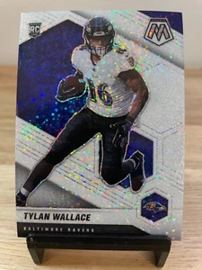2021 Panini Mosaic Tylan Wallace White Sparkle Baltimore Ravens #326 Rookie RC - Picture 1 of 2