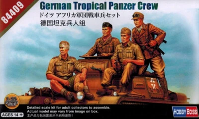 HOBBYBOSS Hobby Boss 84409 German Tropical Panzer Crew - deutsche Soldaten 1:35