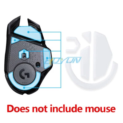 2 Sets Rounded Curved Edges Mouse Feet Skates for Logitech G502 Wireless mouse - Image 1 of 4