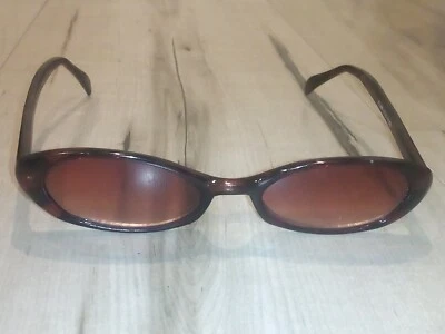 Gafas de sol ELAN 508S de plástico con marco estrecho acento tortuga de colección + 250 lectores Foto 1 de 4