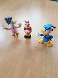 Walt Disney  Oma Duck , Daisy , Donald in Blau  /  Heimo Figuren / 60 -70er  - Picture 1 of 3
