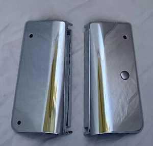 HARLEY-DAVIDSON 1987-2004 FLSTC STAINLESS STEEL HEADLIGHT COWL SIDE PLATES NTO - Picture 1 of 1