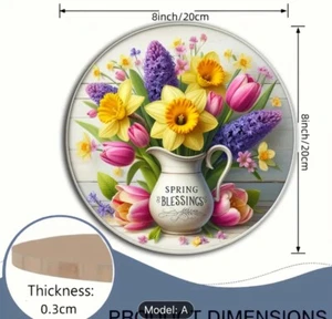 Rustic Lavender Wooden Handing Sign For Indoor And Outdoor  - Picture 1 of 2