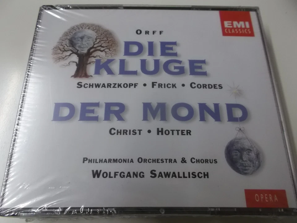 70015 - ORFF - DIE KLUGE & DER MOND (SAWALLISCH): 1998 EMI CLASSICS 2CD SET, NEU - Bild 1 von 3