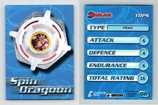 Spin Dragoon #66 Beyblade 2003 Cards Inc. Trading Card
