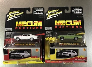 JOHNNY LIGHTNING MECUM 1974 PONTIAC GTO (LOT OF 2) STORAGE TIN VERSIONS A & B - Picture 1 of 6