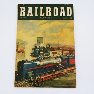 Vintage RAILROAD MAGAZINE August 1950 Vol 52 No 3 "Montreal Terminal" - READ - Picture 1 of 19