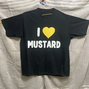 I Love Mustard Graphic T-Shirt Unisex XL.  Tolles Shirt Print keine Risse A+ - Bild 1 von 10