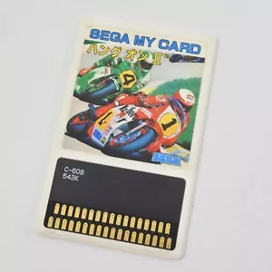 Sega My Card HANG ON II 2 C-60 Card Only Mark III 2044 m3c - Picture 1 of 3